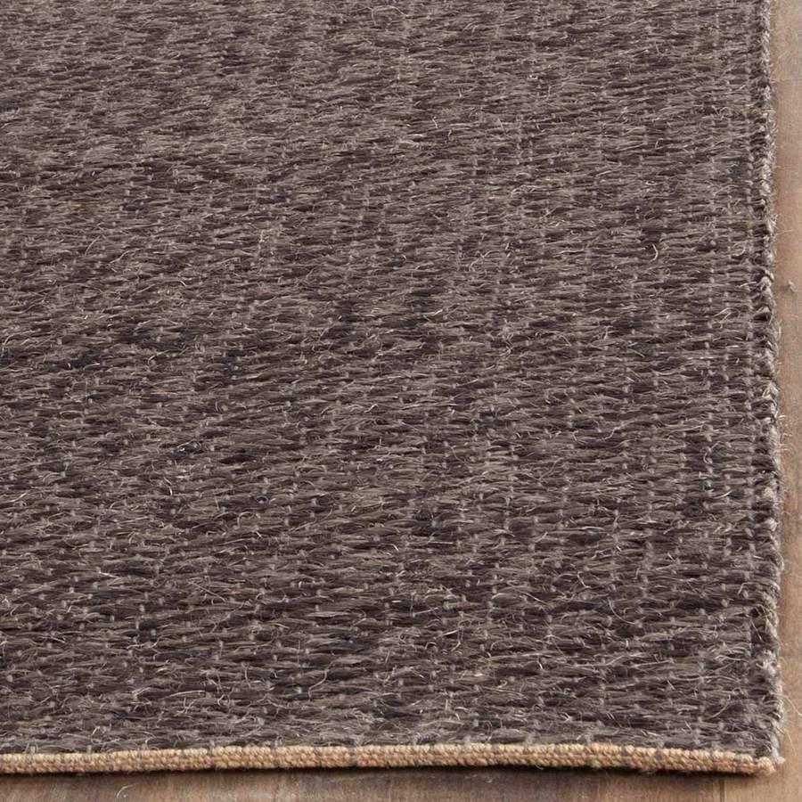 Hand-Knotted Artisanal Gray Jute Area Rug, 3' x 5'