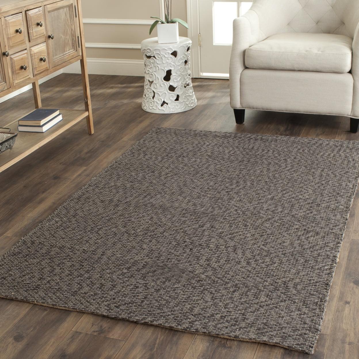 Handmade Gray Braided Jute 8' x 10' Area Rug