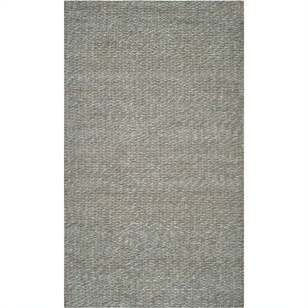 Natural Fiber NF448 Hand Woven Indoor Area Rug - Teal - 4'x6' - Safavieh.