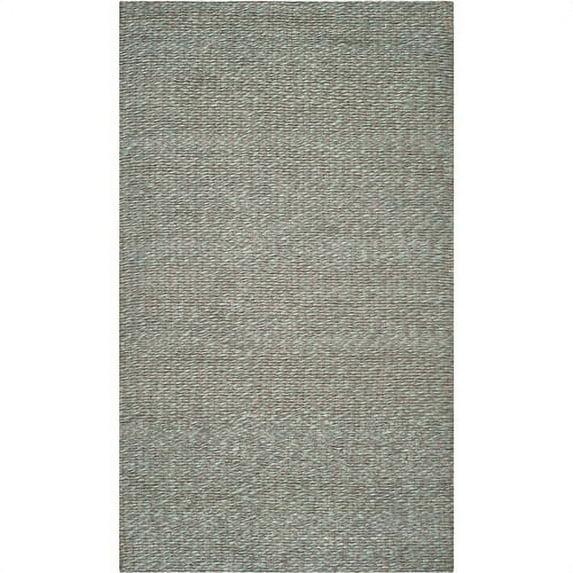 Natural Fiber NF448 Hand Woven Indoor Area Rug - Teal - 4'x6' - Safavieh.