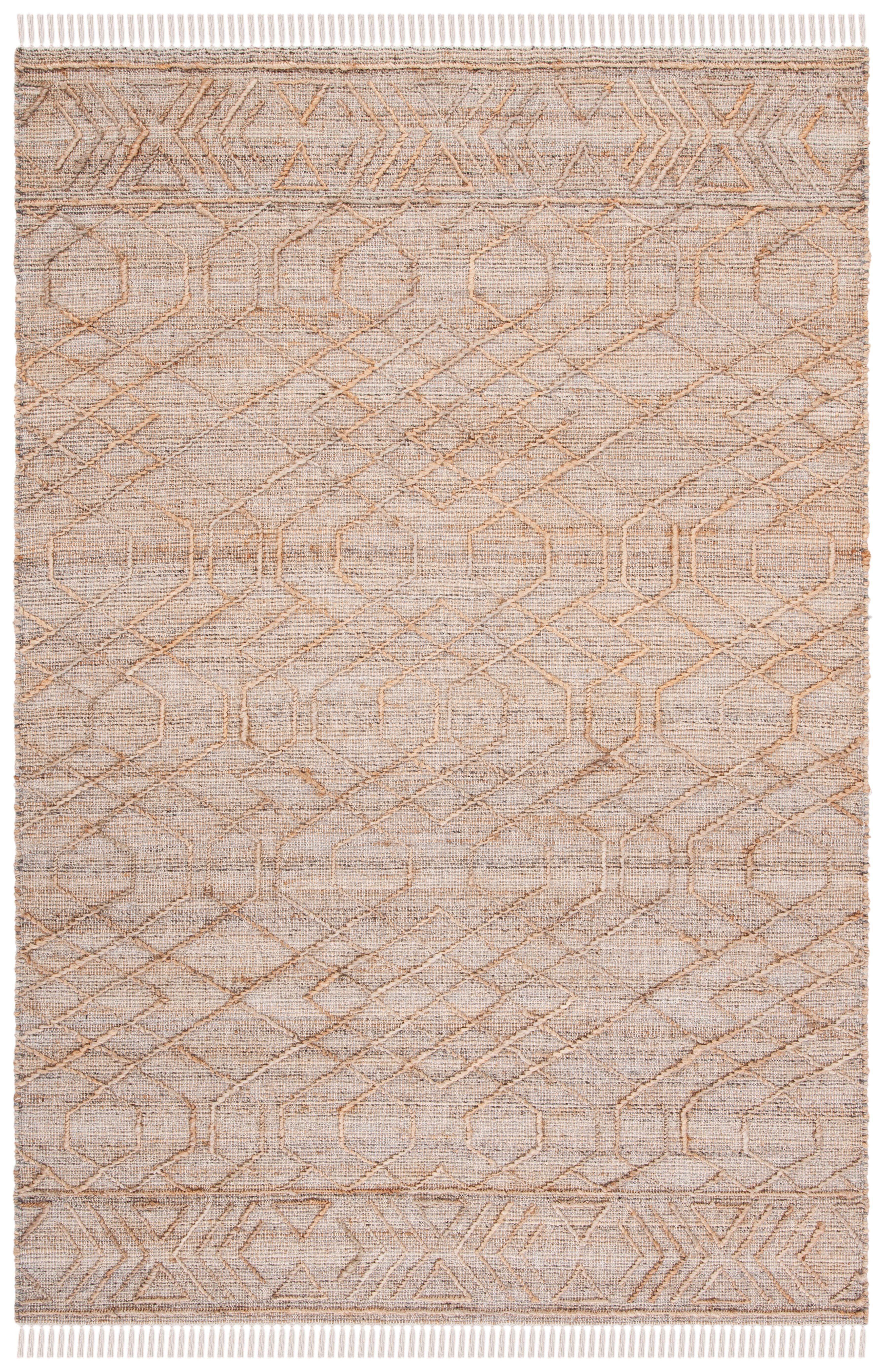 Natural Fiber NFB407 Hand Loomed Indoor Accent Rug - Natural/Beige - 3'x5' - Safavieh