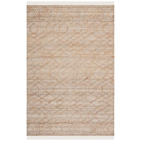 Natural Fiber NFB407 Hand Loomed Indoor Area Rug - Natural/Beige - 8'x10' - Safavieh