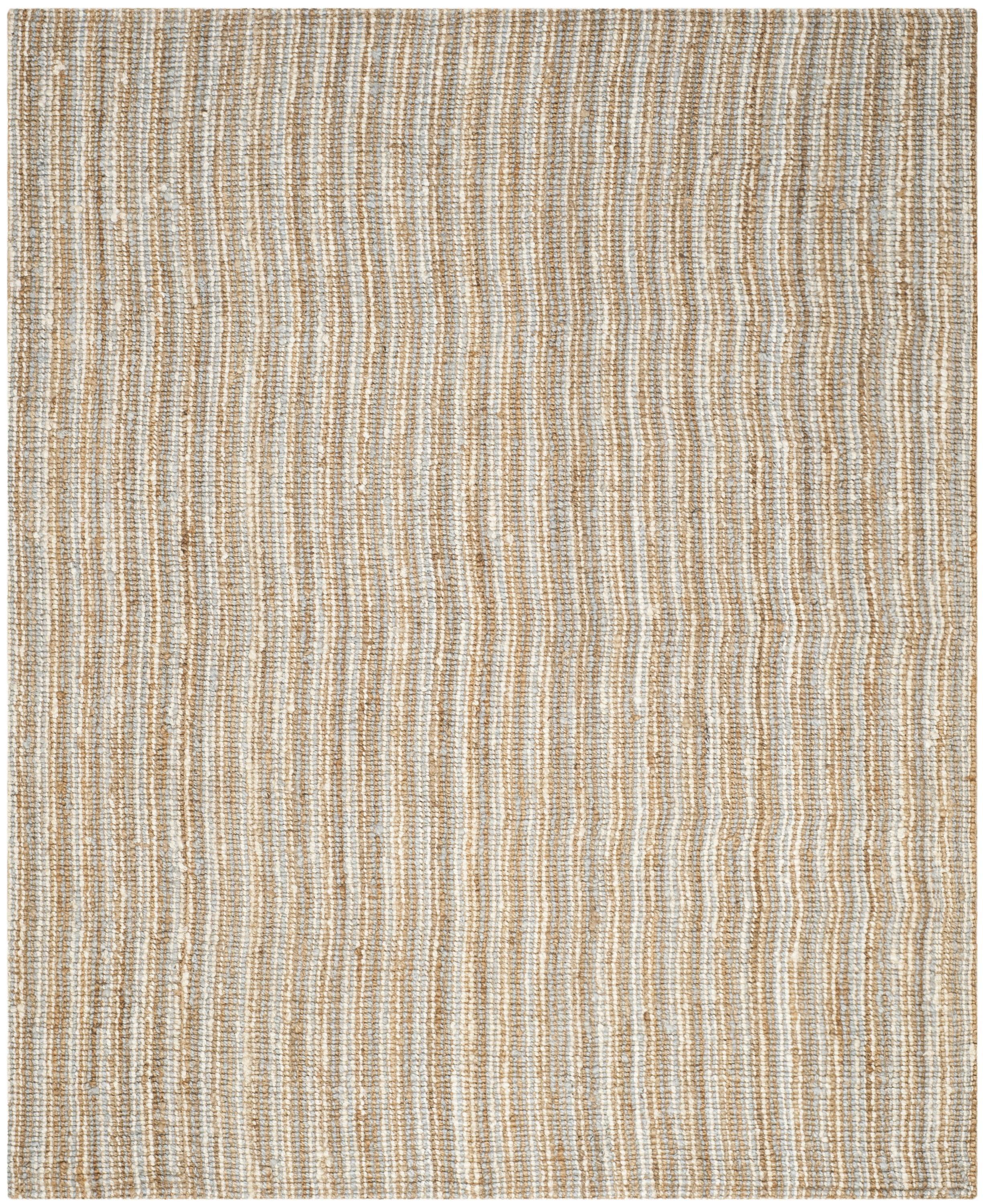 SAFAVIEH Natural Fiber Levi Braided Area Rug, Grey/Natural, 9' x 12'