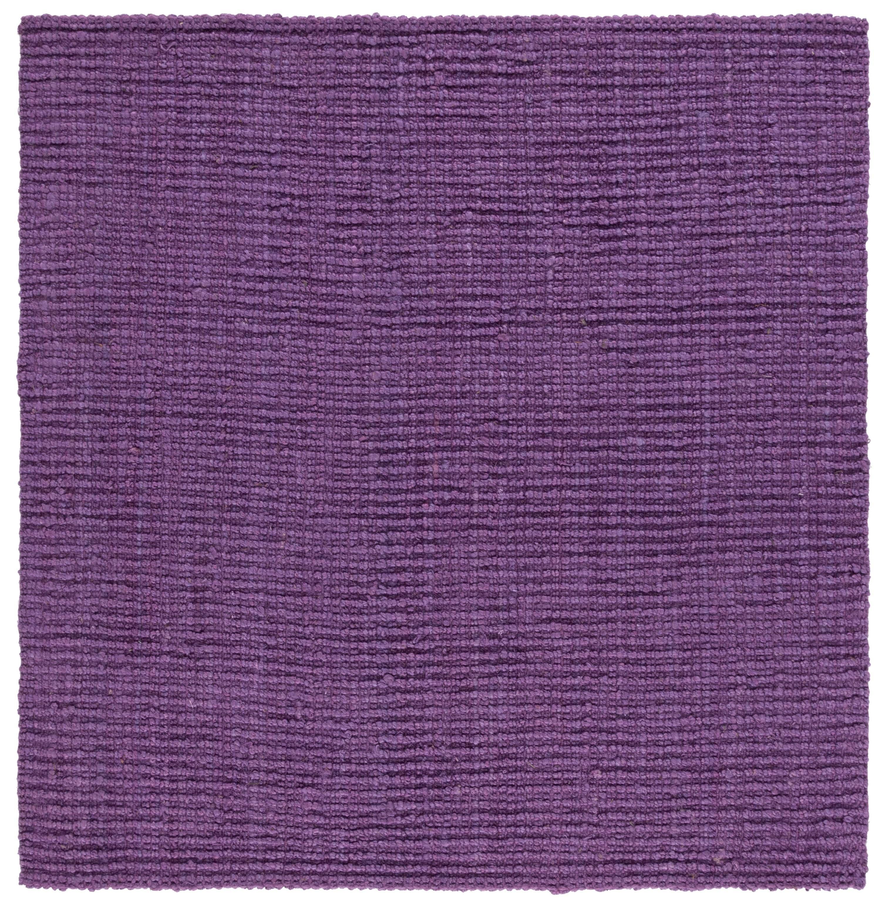 Natural Fiber NF447 Hand Woven Indoor Area Rug - Purple - 8'x8' - Safavieh.