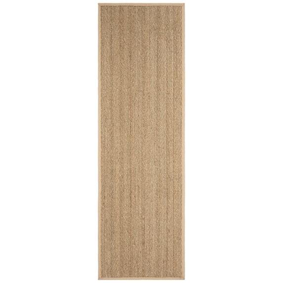 Natural Fiber NF115 Power Loomed Indoor Runner Rug - Natural/Beige - 2'6"x8' - Safavieh.