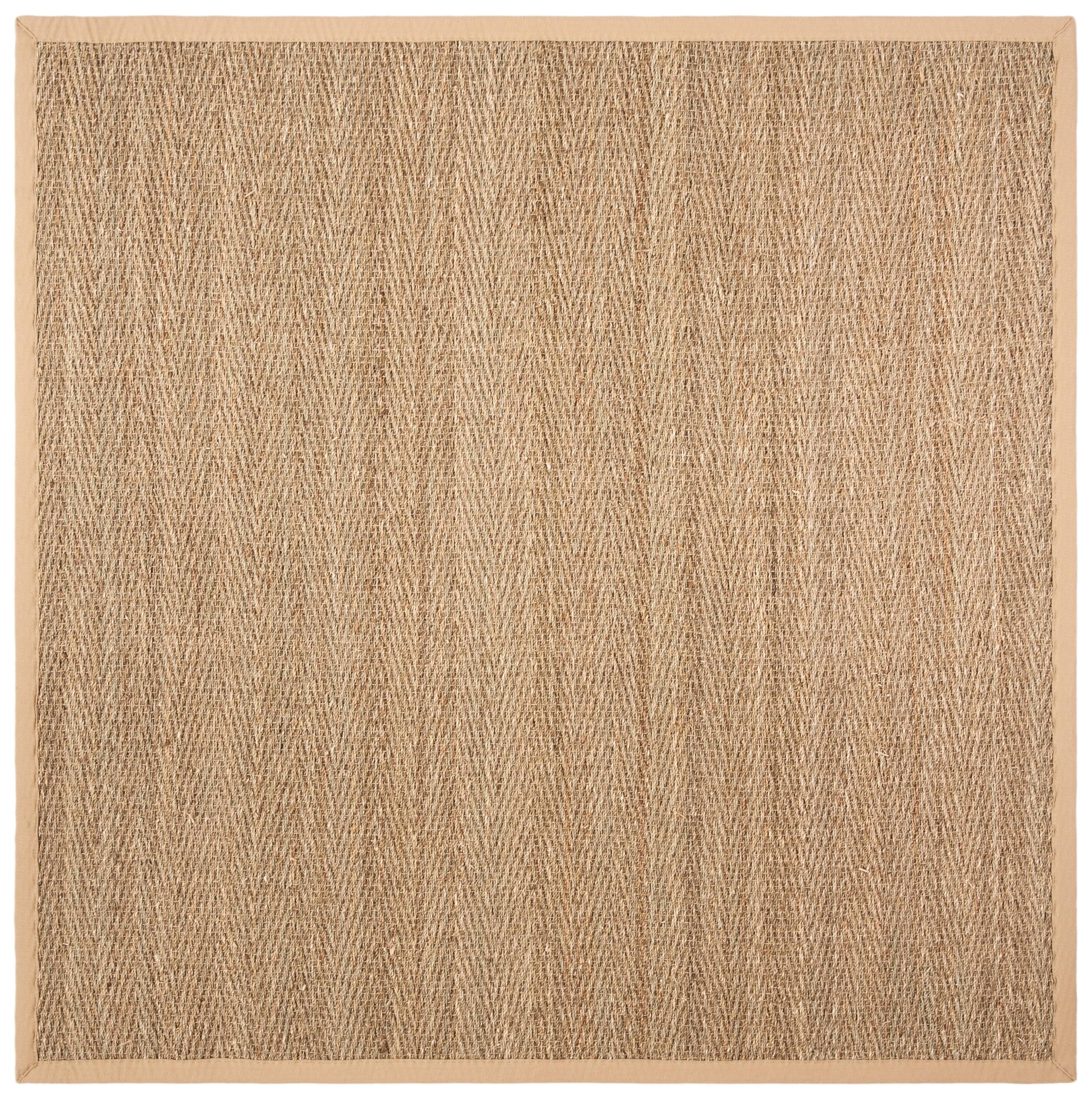 Natural Fiber NF115 Power Loomed Indoor Area Rug - Natural/Beige - 4'x4' - Safavieh