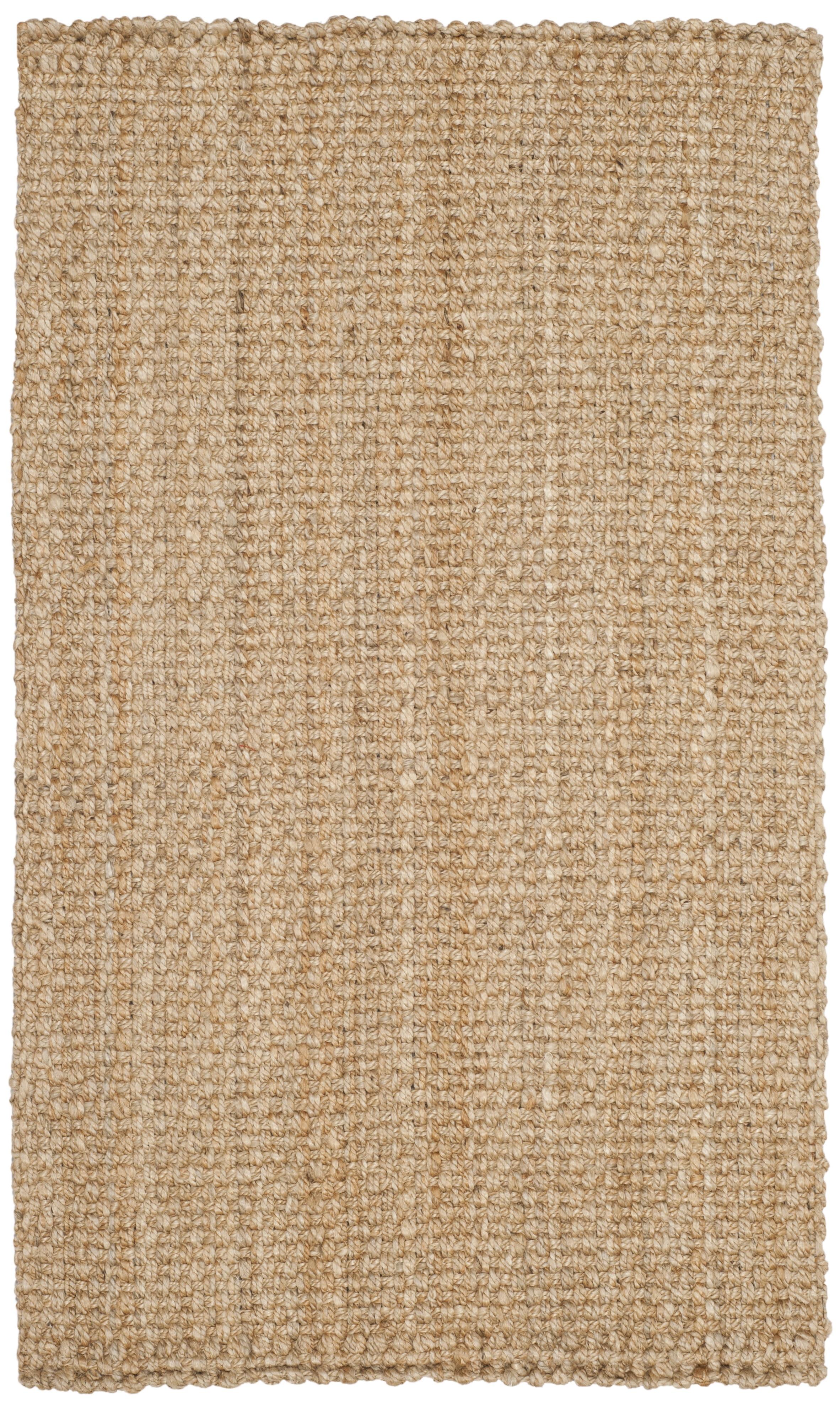 SAFAVIEH Natural Fiber Malcolm Braided Jute Area Rug, Natural, 2'3" x 4'