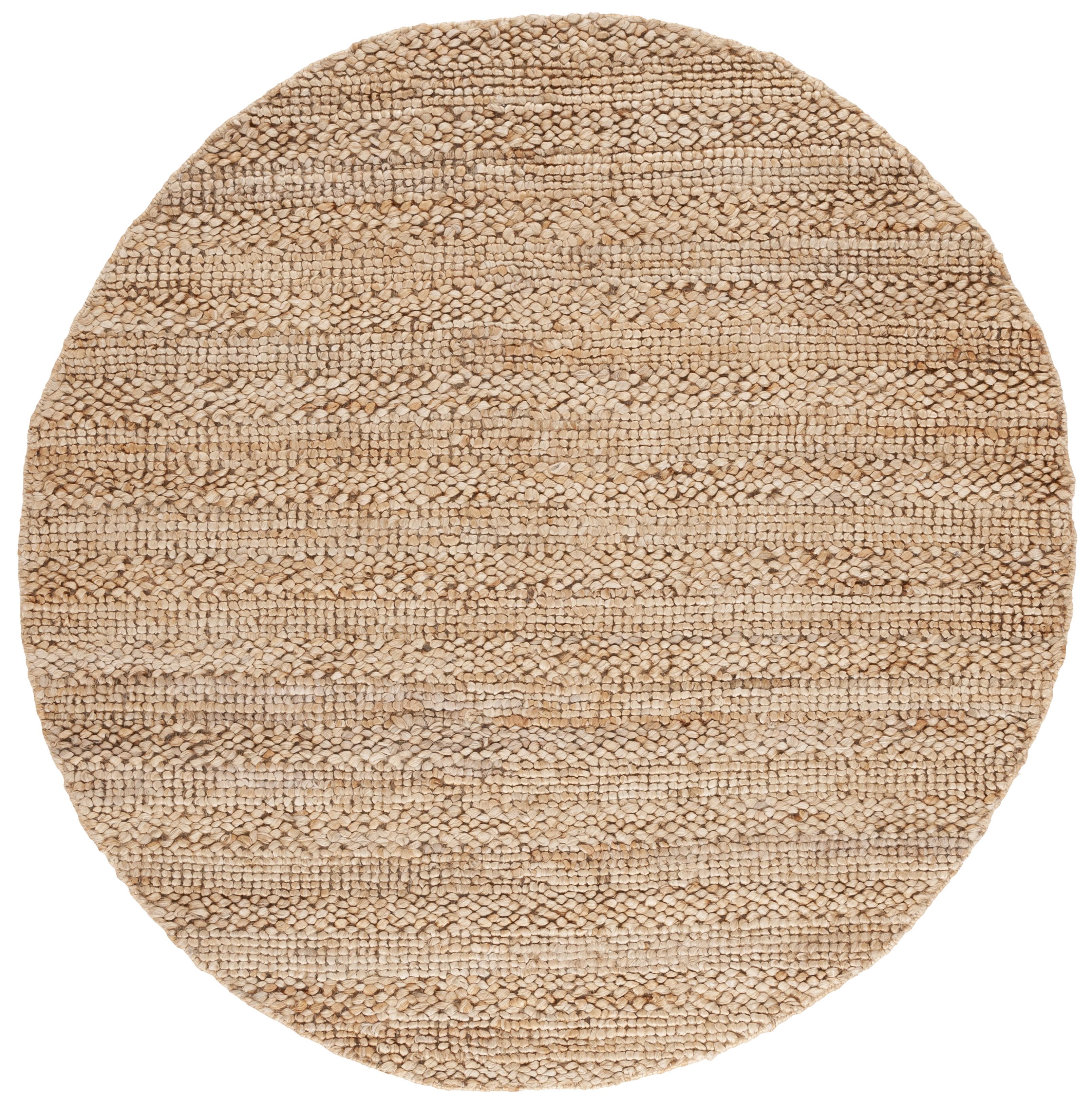 Natural Fiber NFB477 Machine Made Indoor Area Rug - Natural - 6' Round - Safavieh