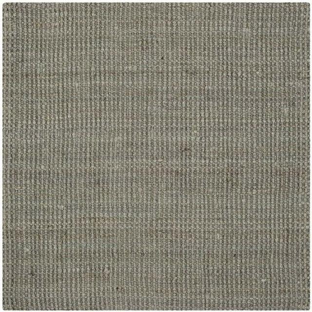 Natural Fiber NF730 Hand Woven Indoor Area Rug - Green/Grey - 4'x4' - Safavieh