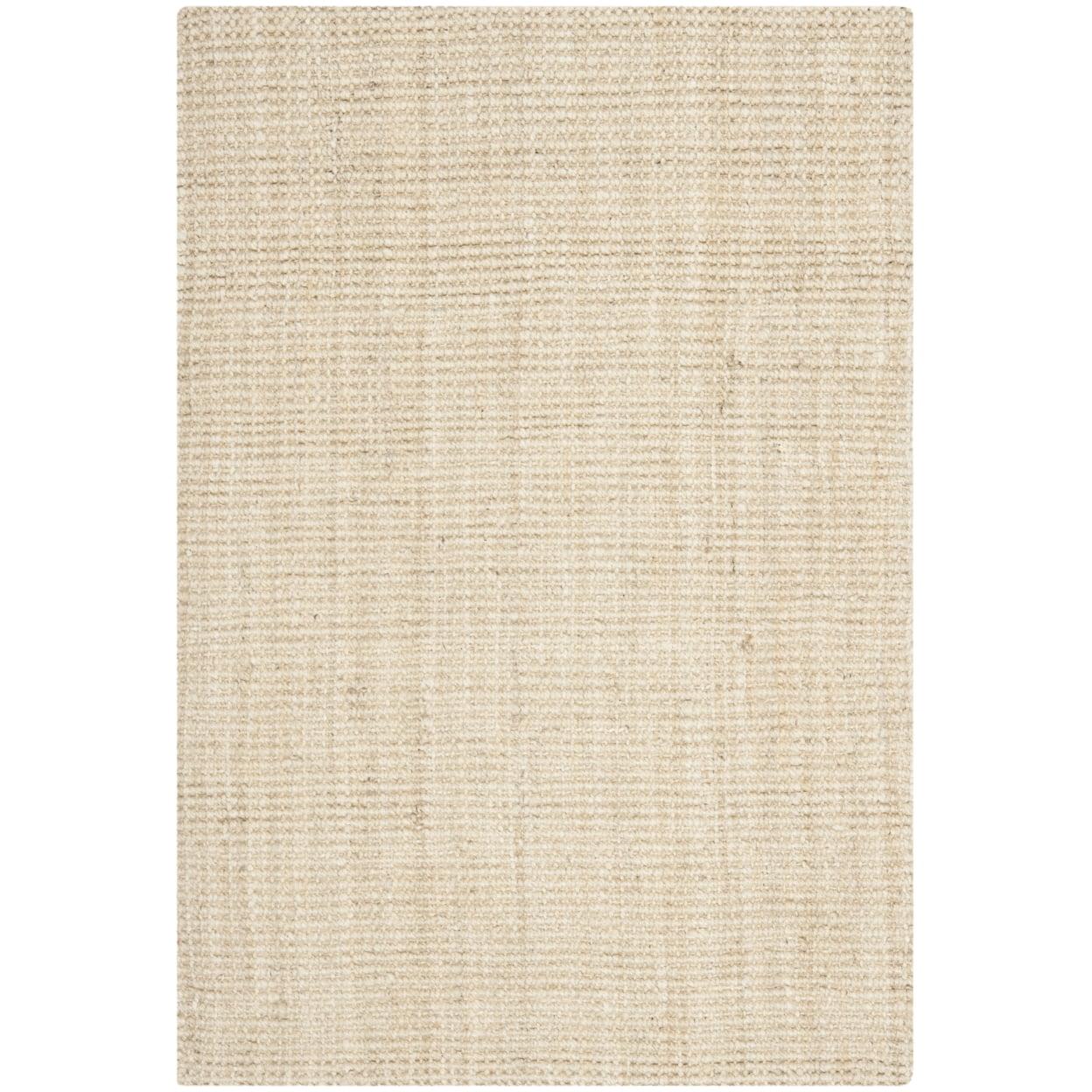 Natural Fiber NF730 Hand Woven Indoor Area Rug - Ivory - 4'x6' - Safavieh.