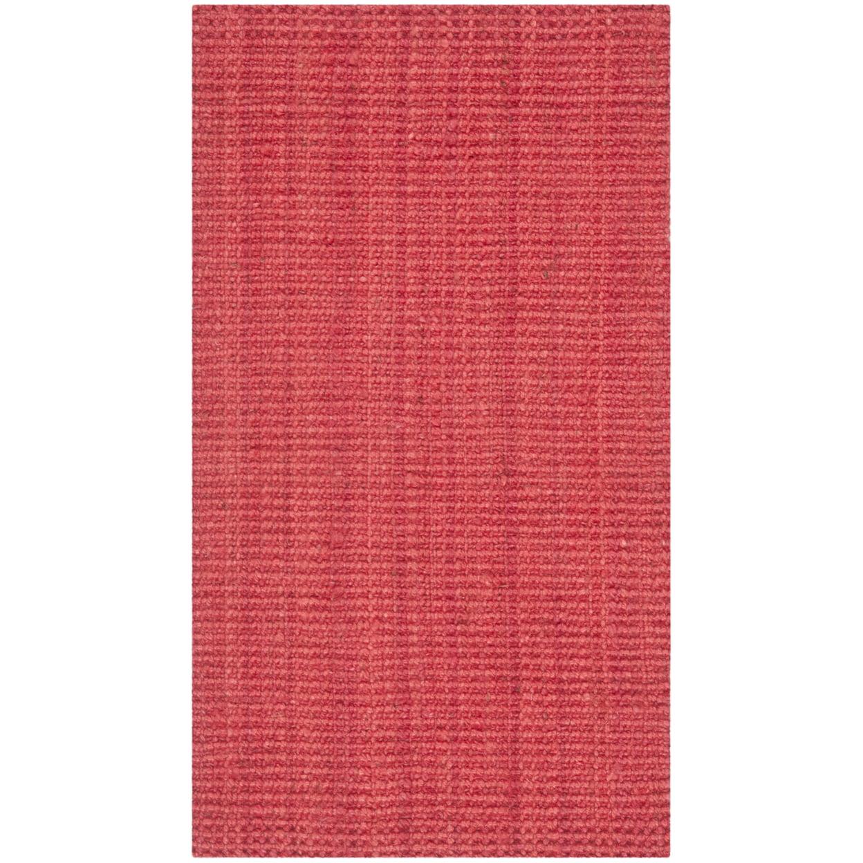 Natural Fiber NF730 Hand Woven Indoor Accent Rug - Red - 2'3"x4' - Safavieh.