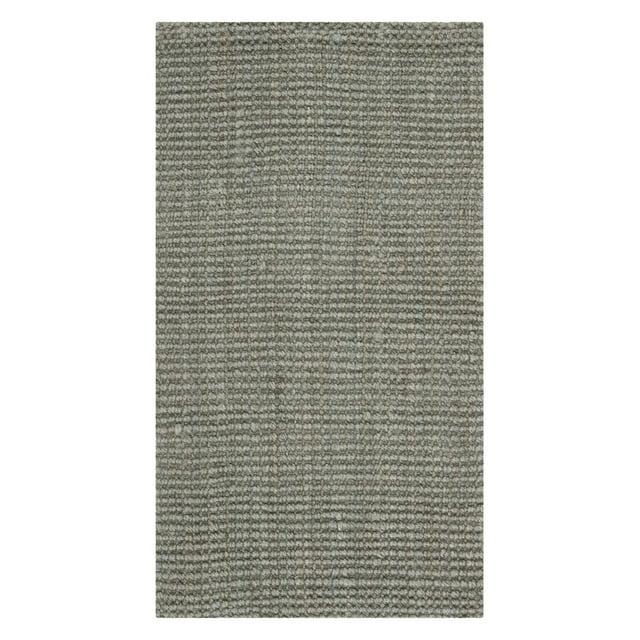 Natural Fiber NF730 Hand Woven Runner Rug - Green/Grey - 2'3"x9' - Safavieh.