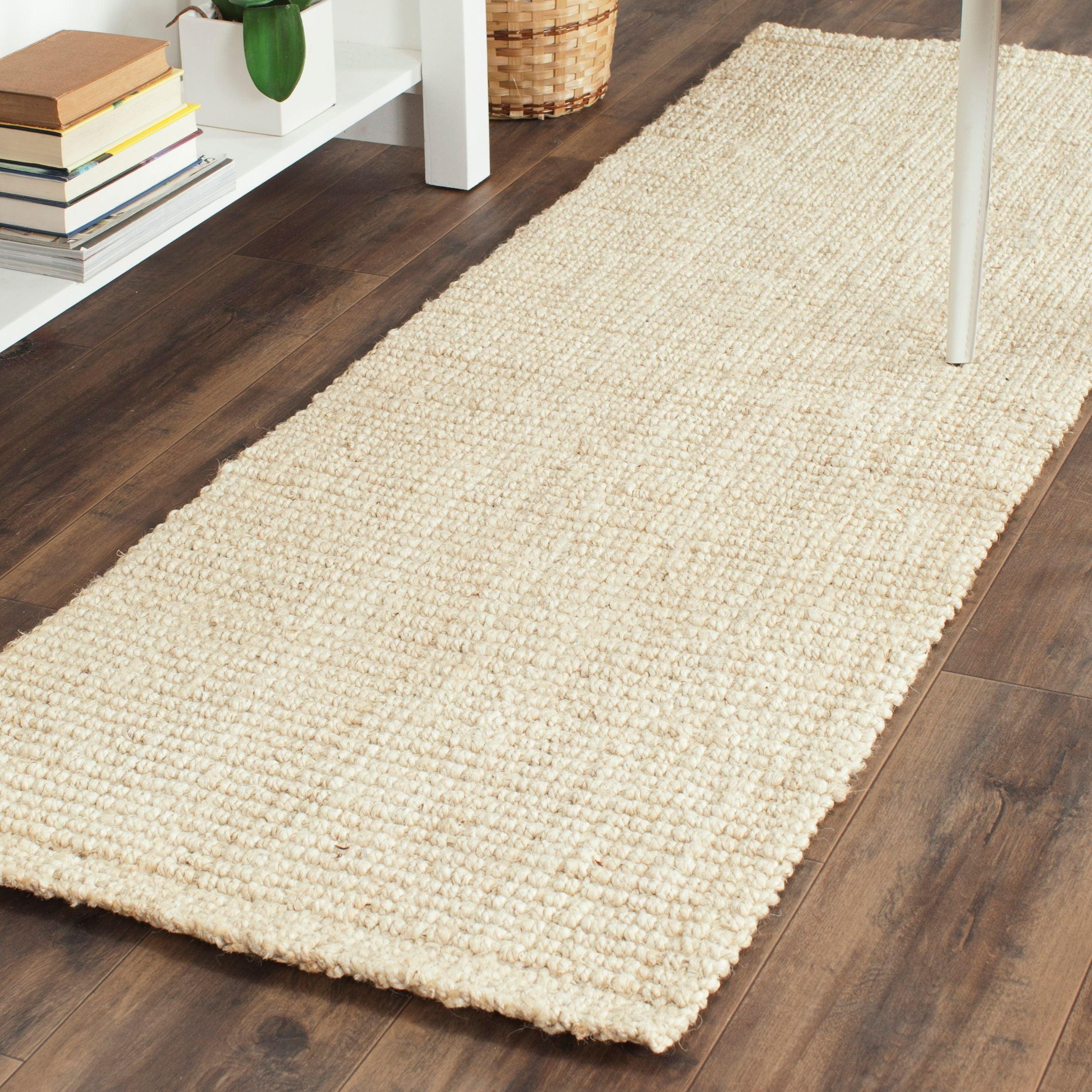 Natural Fiber NF730 Hand Woven Indoor Runner Rug - Ivory - 2'3"x11' - Safavieh.