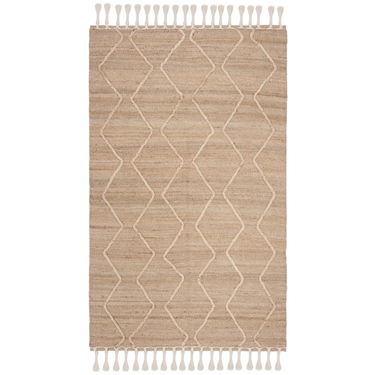 Handwoven Natural Fiber Rectangular Rug - 9' x 12'