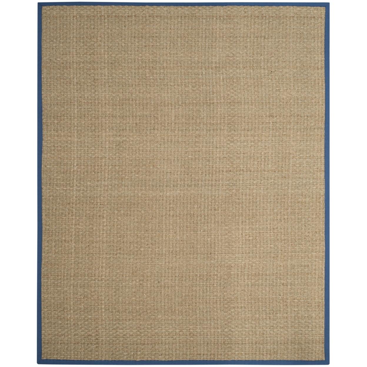 SAFAVIEH Natural Fiber NF114T Natural / Navy Rug