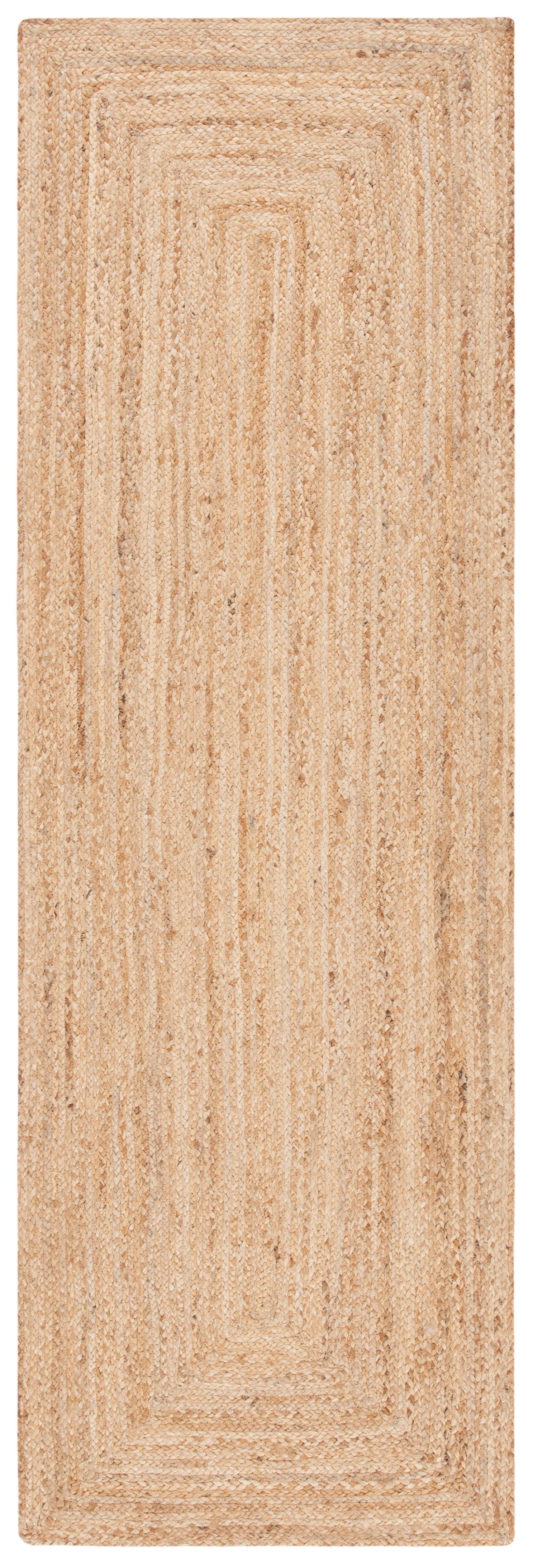 Natural Jute Handwoven Flat Woven Runner Rug