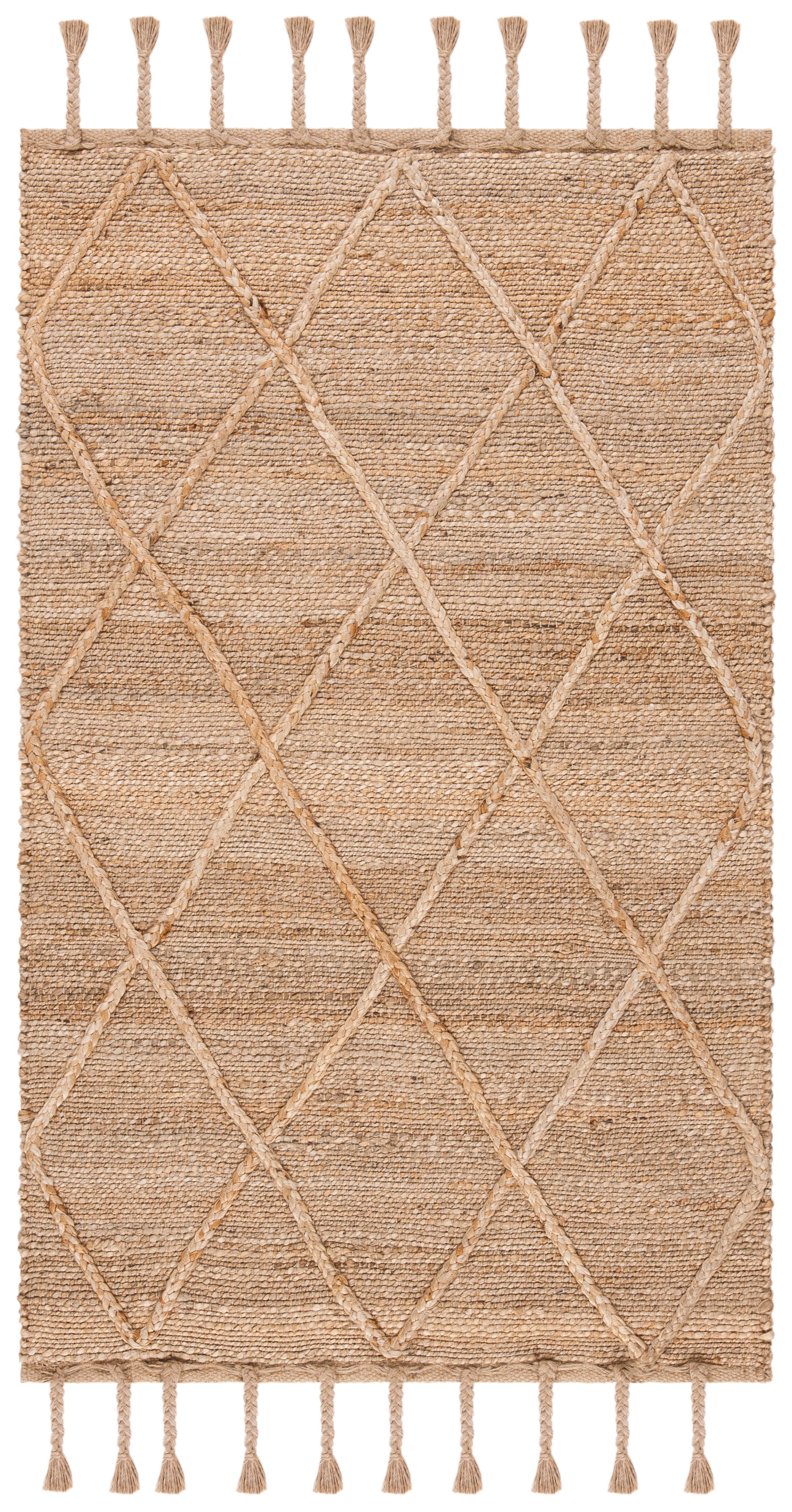 SAFAVIEH Natural Fiber Nancy Solid Area Rug, Natural, 2'3" x 4'