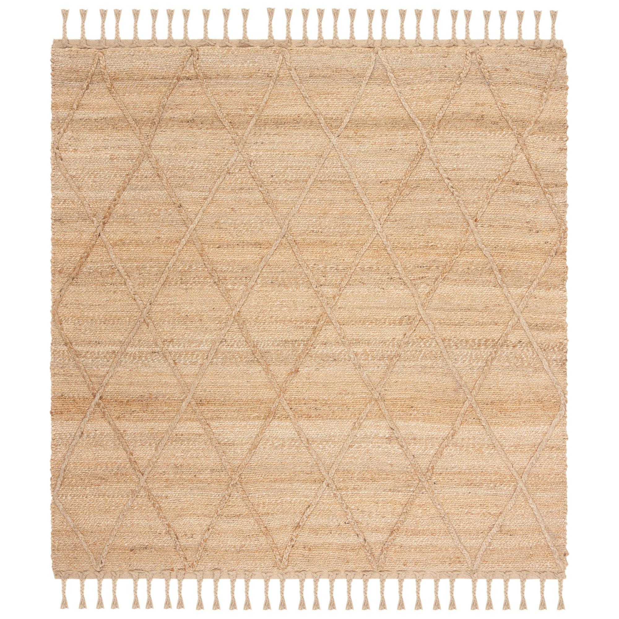 Natural Fiber NF107 Hand Woven Indoor Area Rug - Natural - 4'x4' - Safavieh