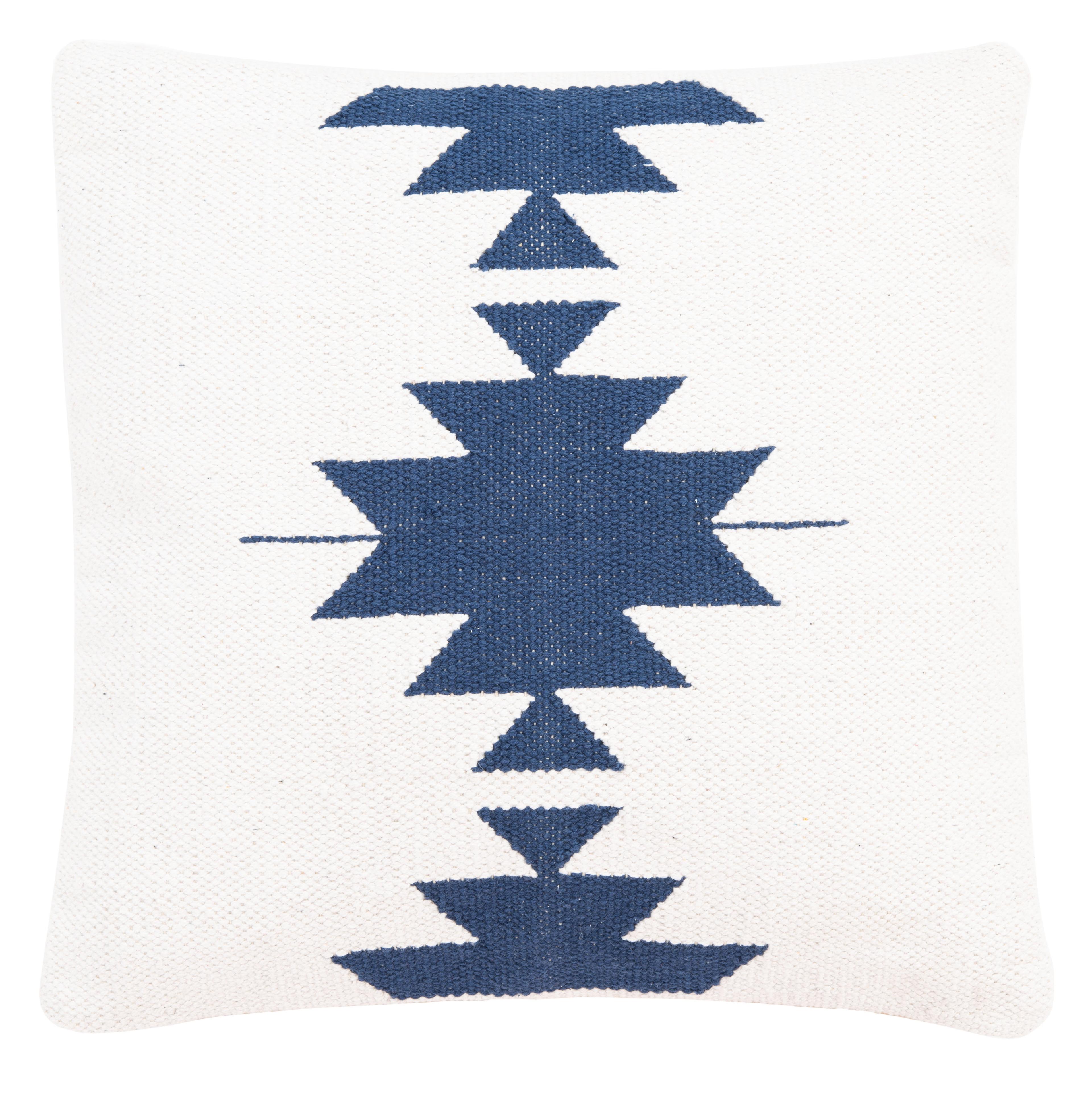 White Square Polyfill Decorative Throw Pillow