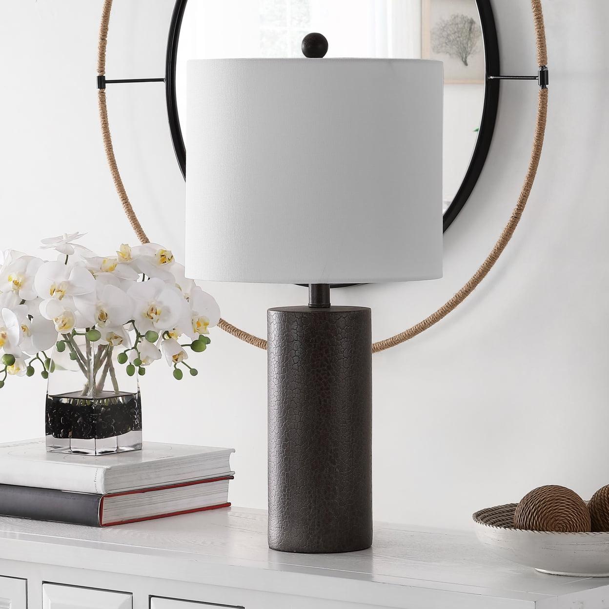 Nori Subtle Intrigue 15" Dark Grey Polyresin Table Lamp