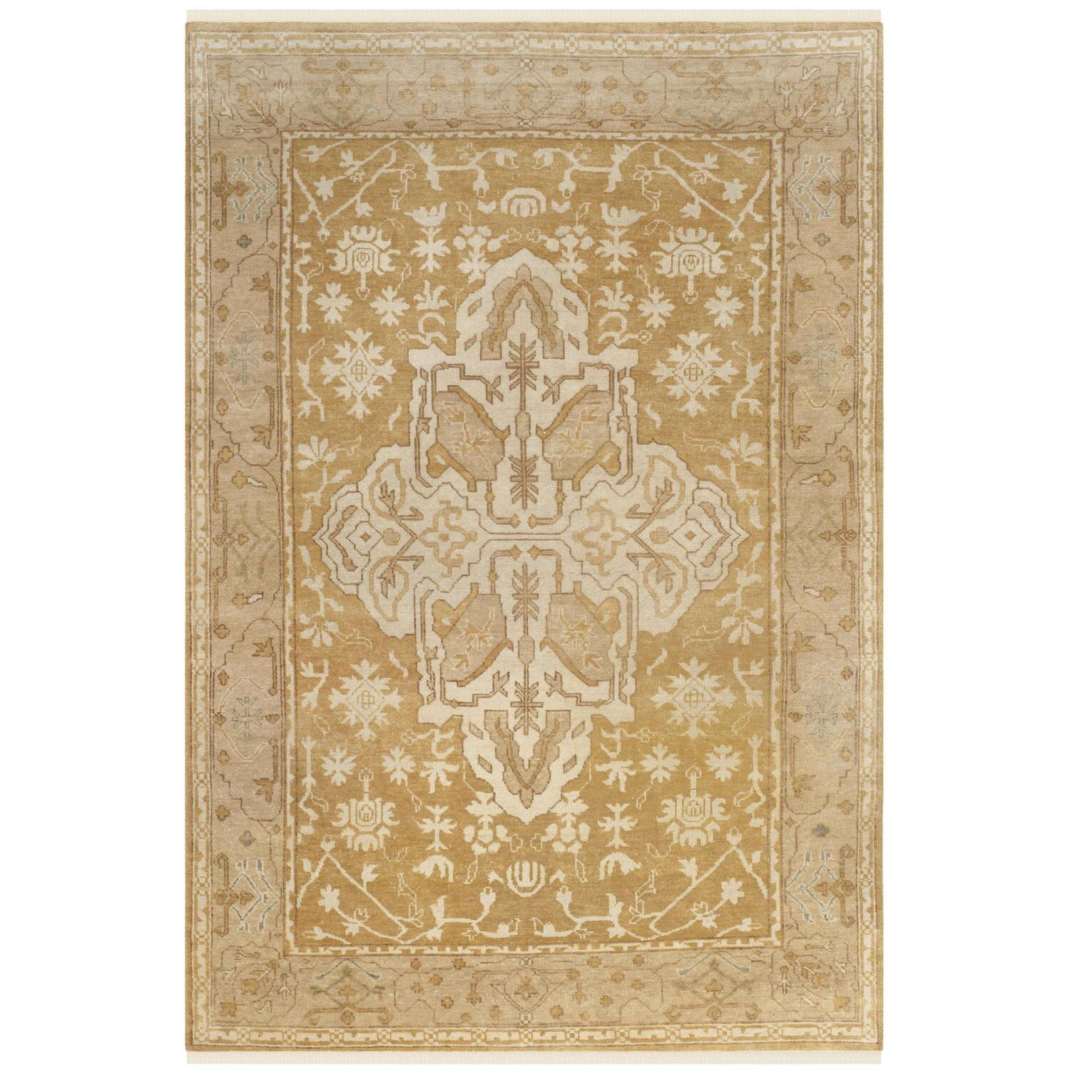 SAFAVIEH OSH233B Oushak Gold / Brown