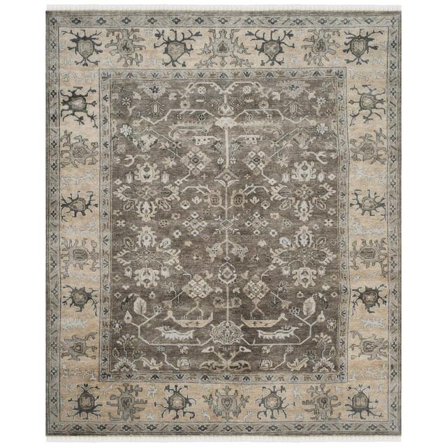 Oushak Hand Knotted Wool Oriental Rug