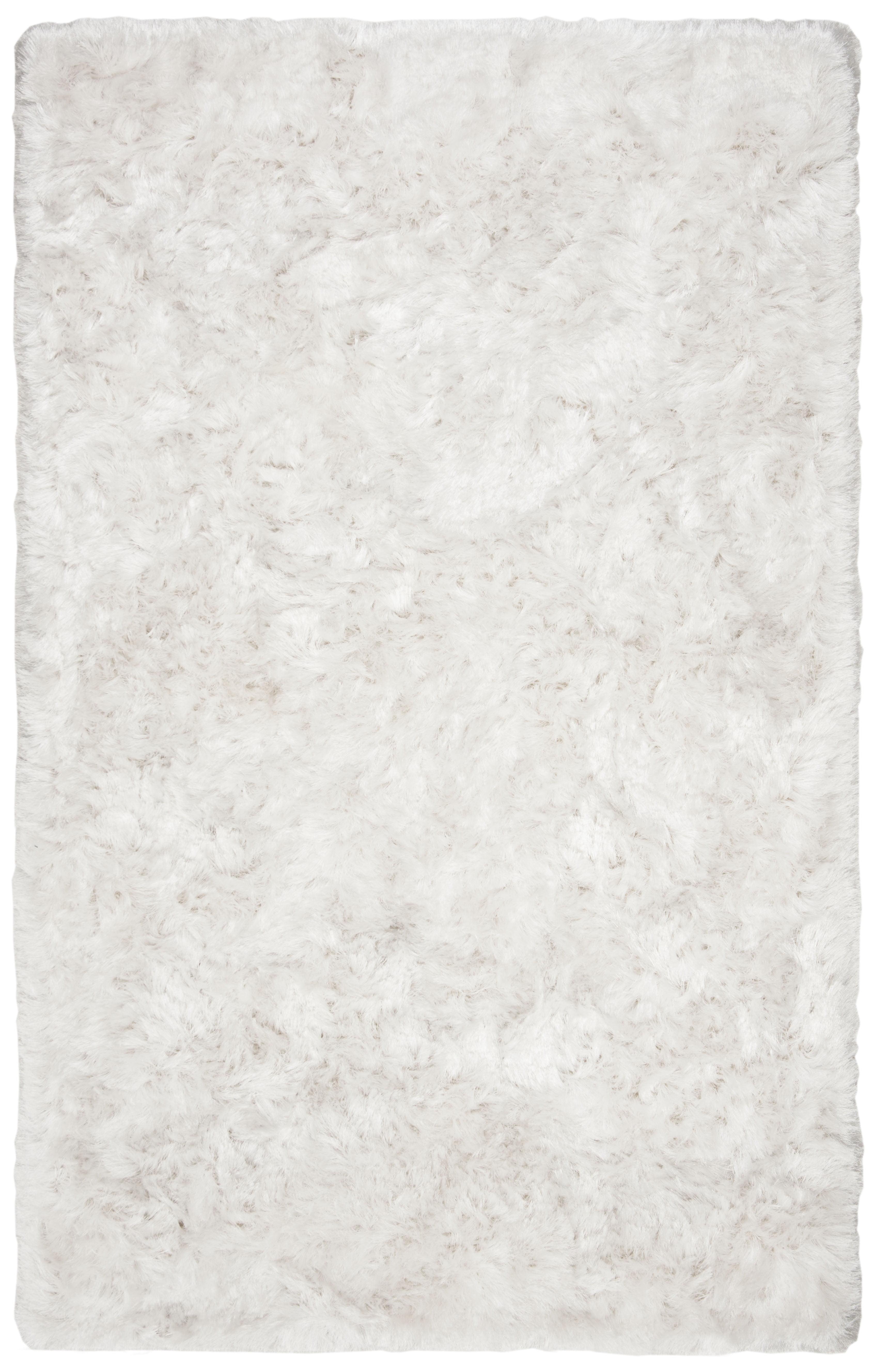 Ocean Shag OCG101 Hand Tufted Indoor Accent Rug - 4'x6' - Ivory - Safavieh