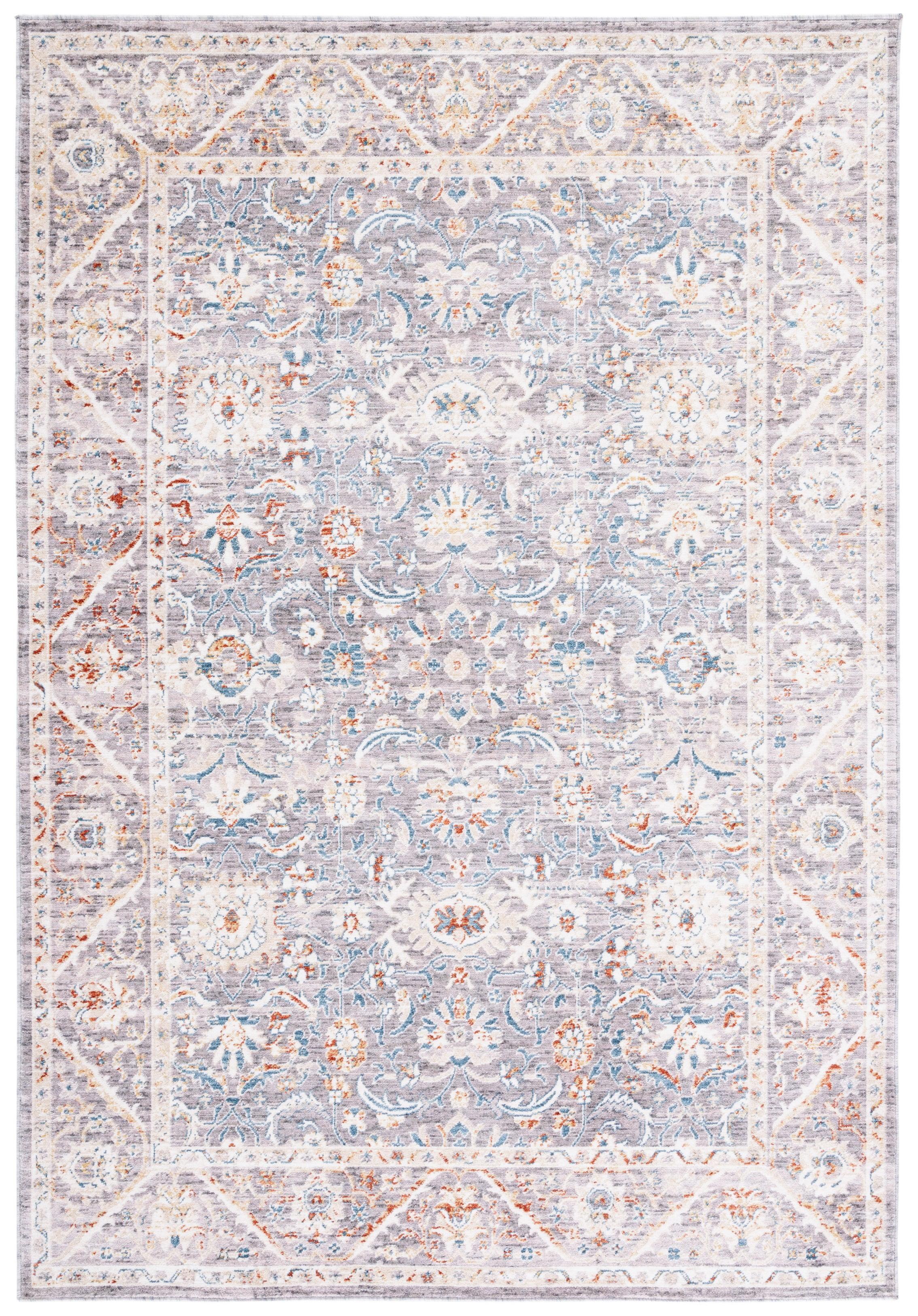 Olympia OPA210 Power Loomed Indoor Accent Rug - 4'x6' - Grey/Ivory - Safavieh