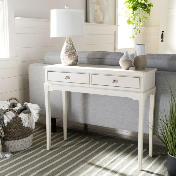 Opal 2 Drawer Console Table - CNS5726A - Off-White - Safavieh