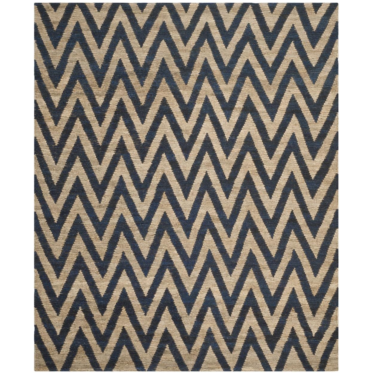 Organica ORG515 Hand Knotted Area Rug - Blue/Natural - 5'x8' - Safavieh.