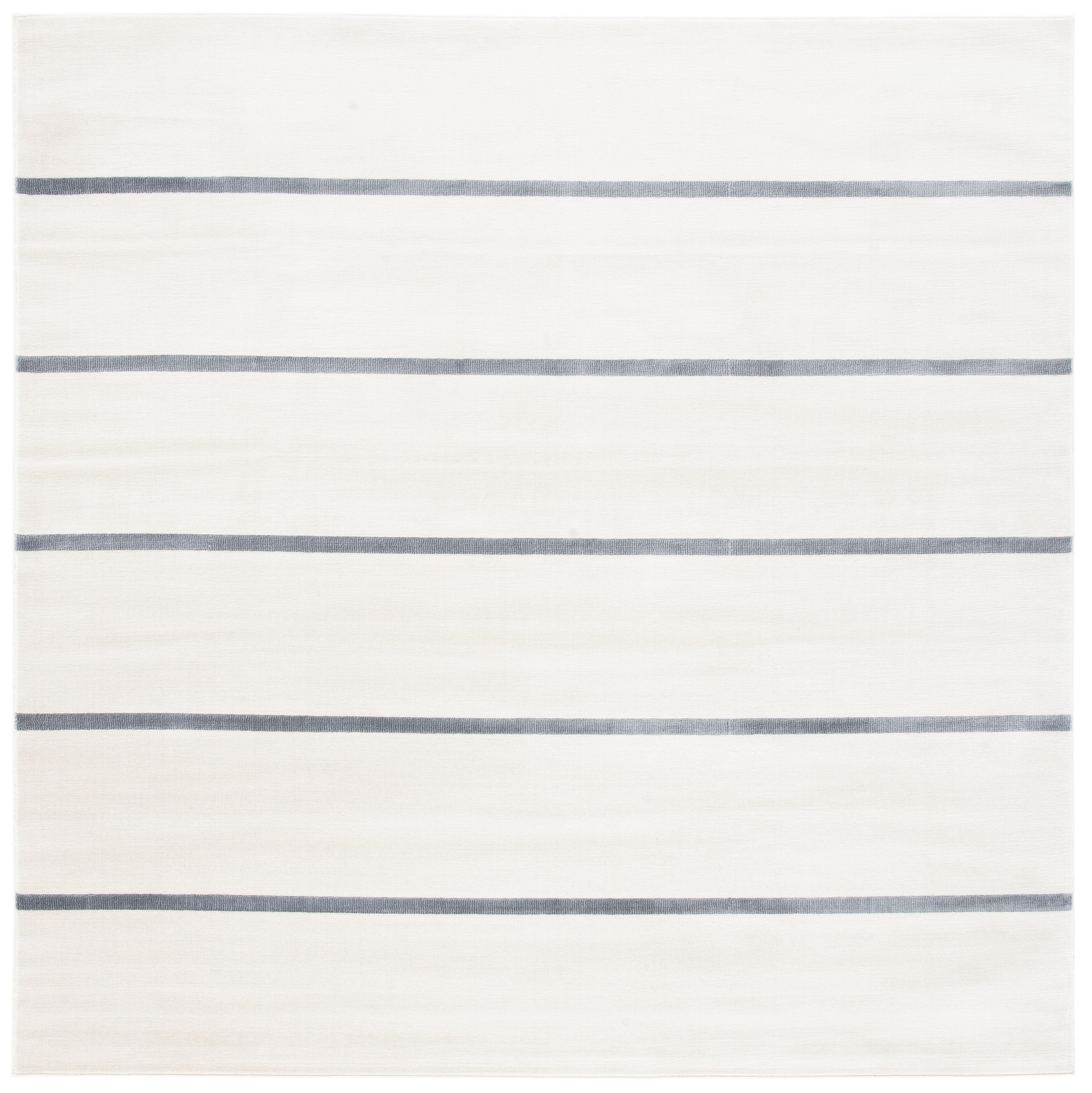 Orwell ORW391 Power Loomed Indoor Area Rug - 6'7"x6'7" - Ivory/Grey - Safavieh