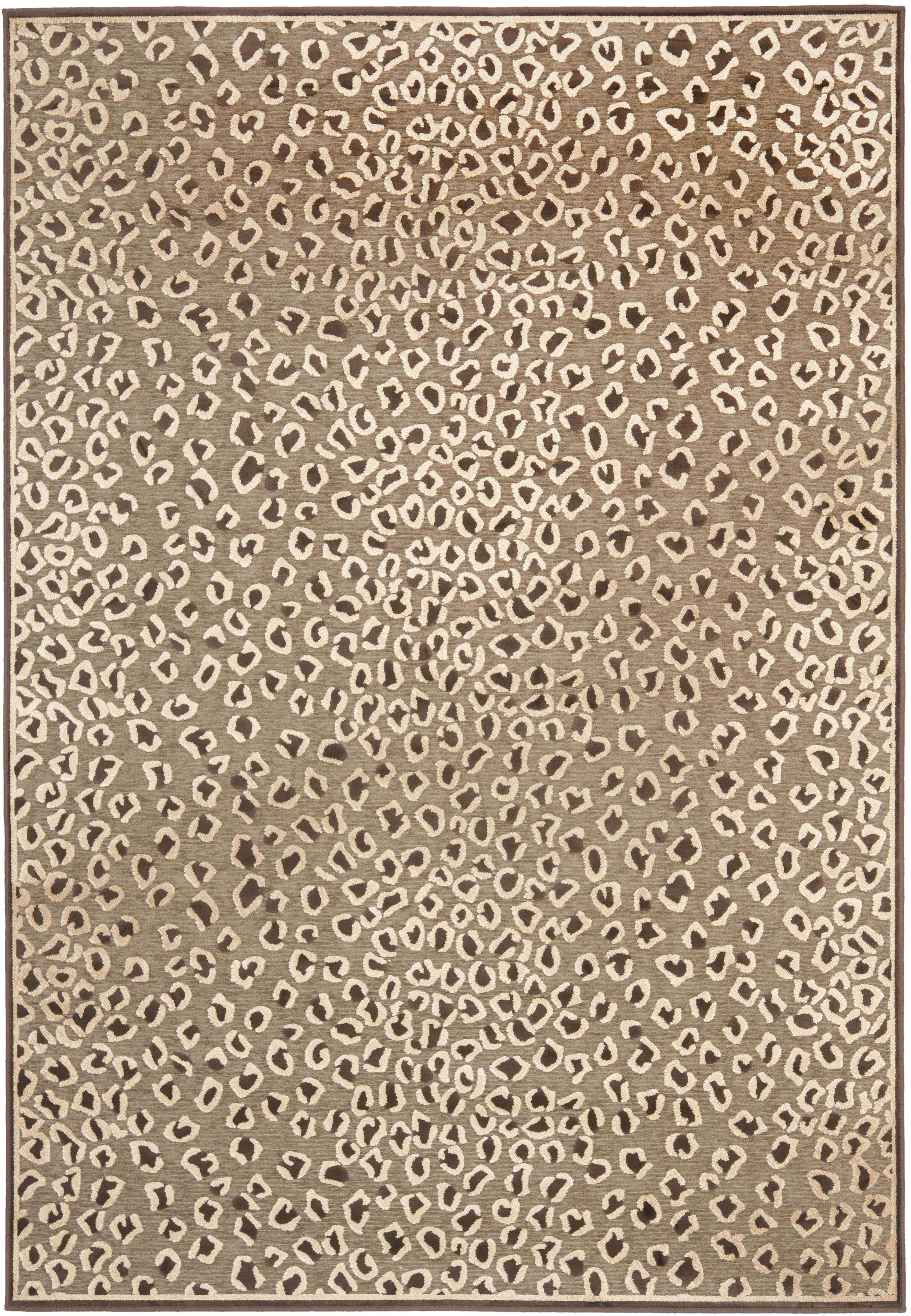 SAFAVIEH Paradise Ronnie Bordered Area Rug, Beige/Brown, 8' x 10'