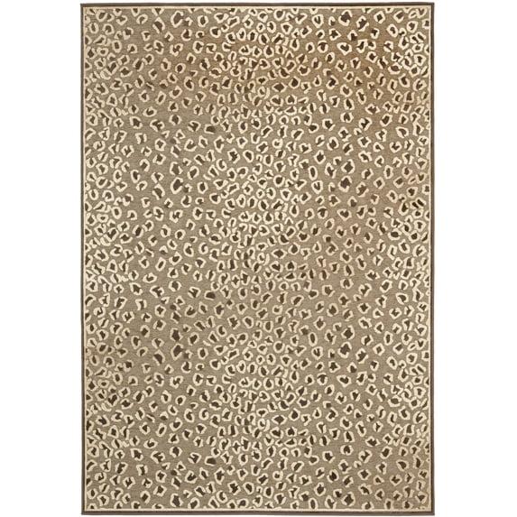 SAFAVIEH Paradise Ronnie Bordered Area Rug, Beige/Brown, 8' x 10'