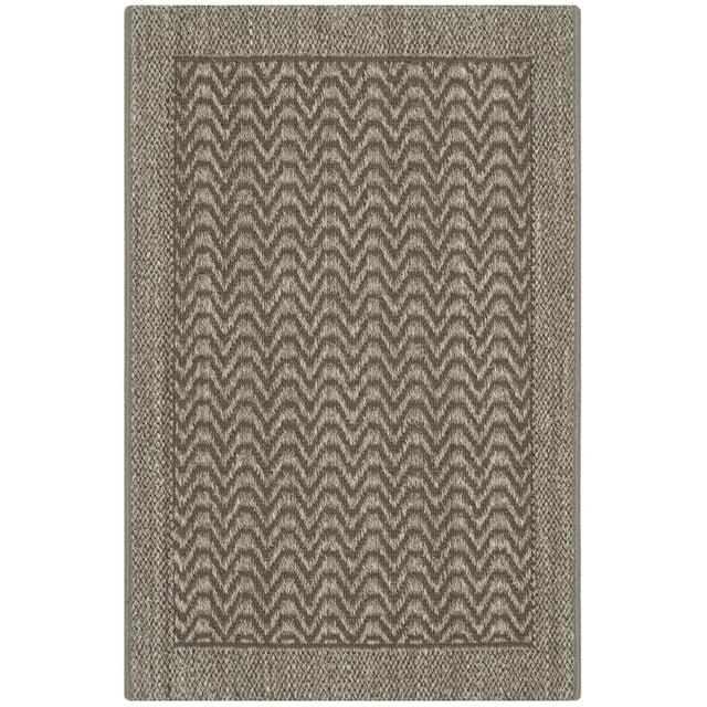 Huxley Sisal PAB321 Power Loomed, Jacquard Weave Indoor Accent Rug - 2'x3' - Silver - Safavieh