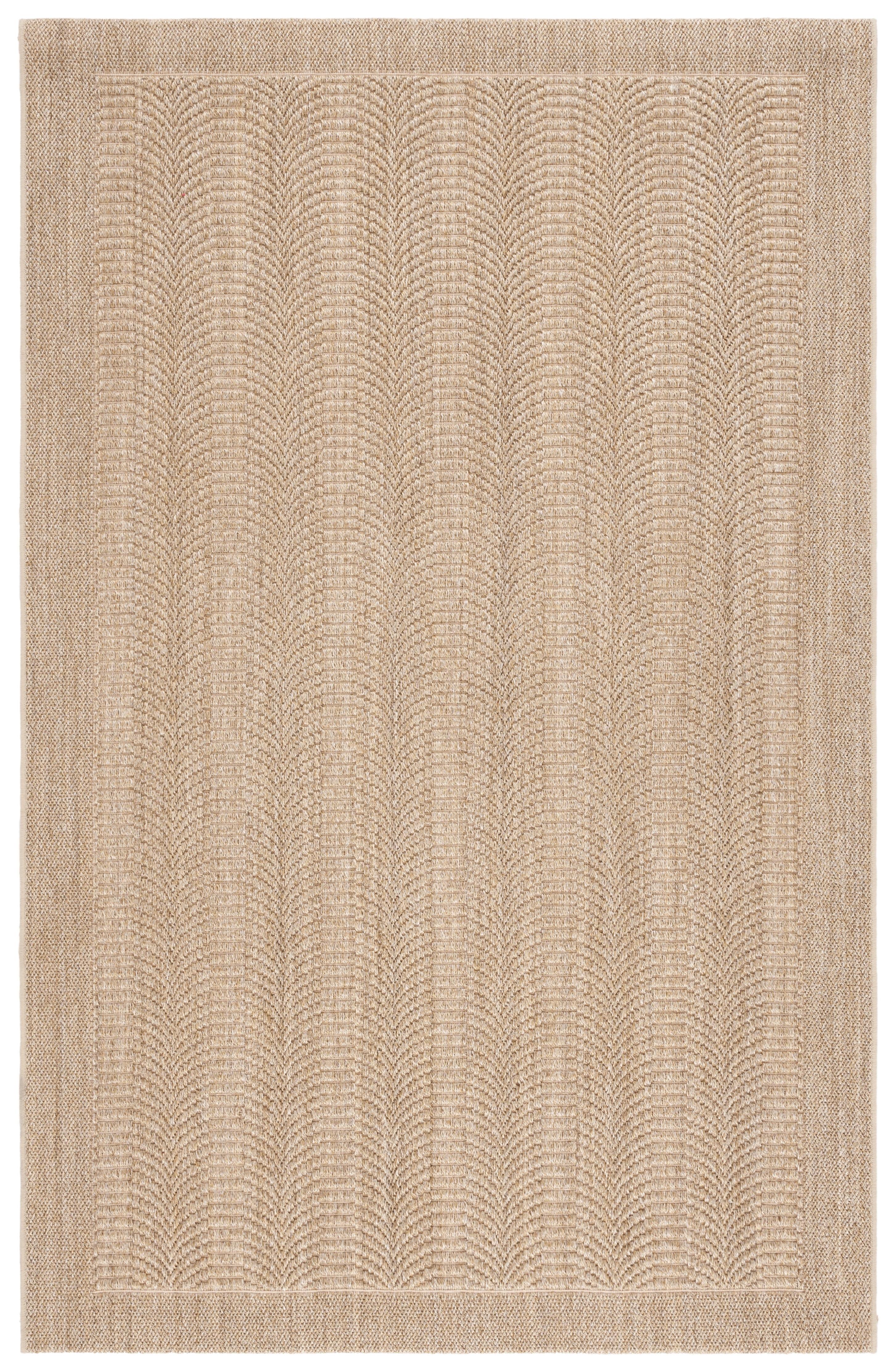 Desert Sand Geometric Sisal 4' x 6' Area Rug