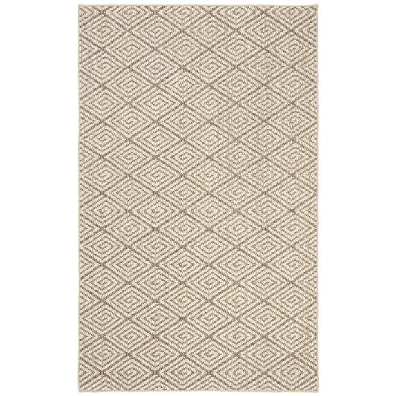 SAFAVIEH Palm Beach Collection PAB360B Beige/Brown Rug