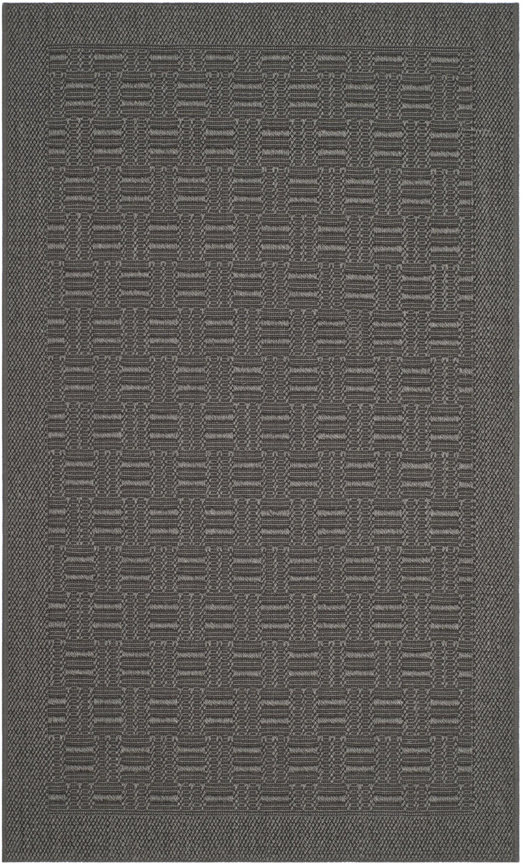 Palm Beach PAB359 Power Loomed Area Rug - Ash - 3'x5' - Safavieh.