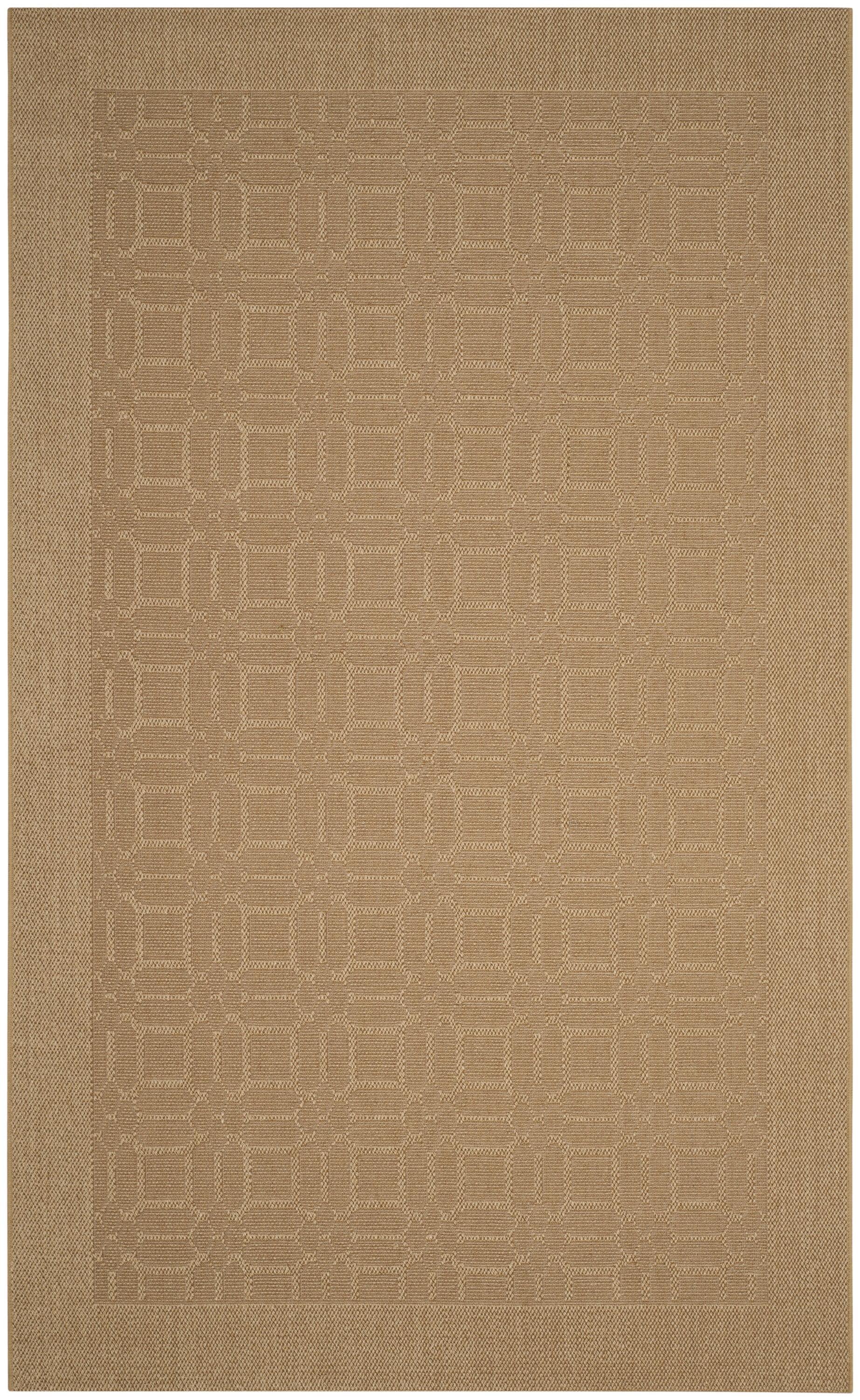 Palm Beach PAB323 Jacquard Weave Indoor Area Rug - Maize - 4'x6' - Safavieh.