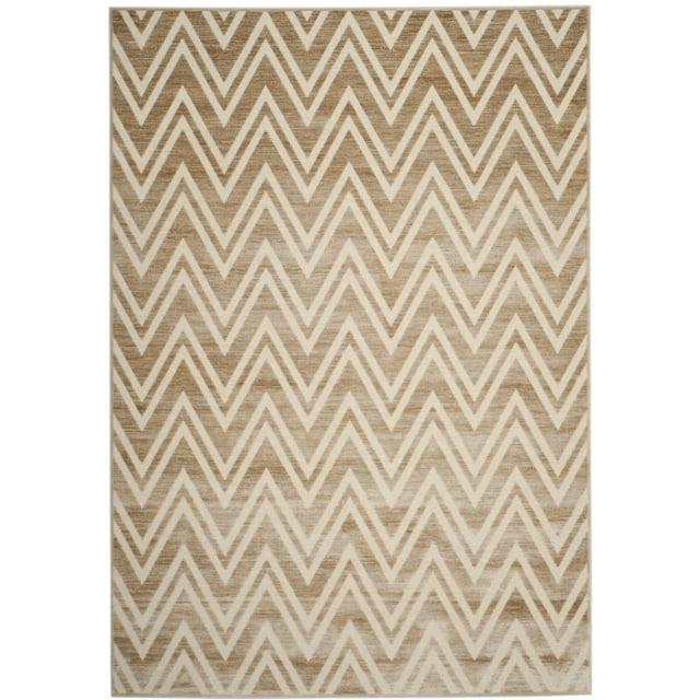 SAFAVIEH Paradise Bernadine Zigzag Stripes Area Rug, Stone, 8' x 11'2"