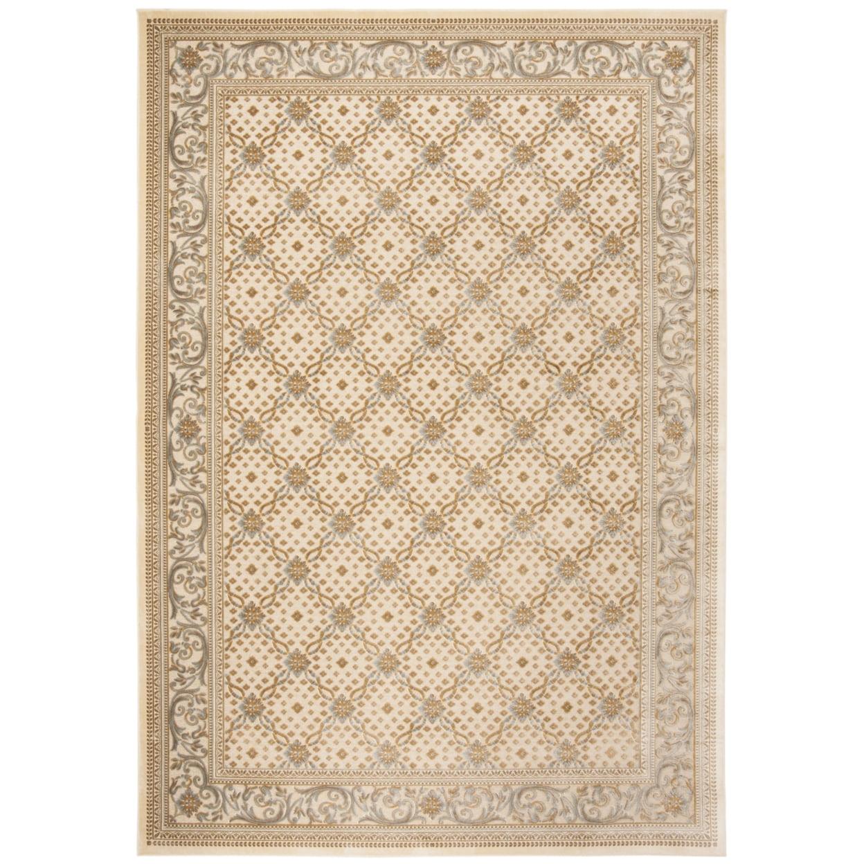SAFAVIEH Paradise Jonette Geometric Floral Area Rug, Cream, 8' x 11'2"