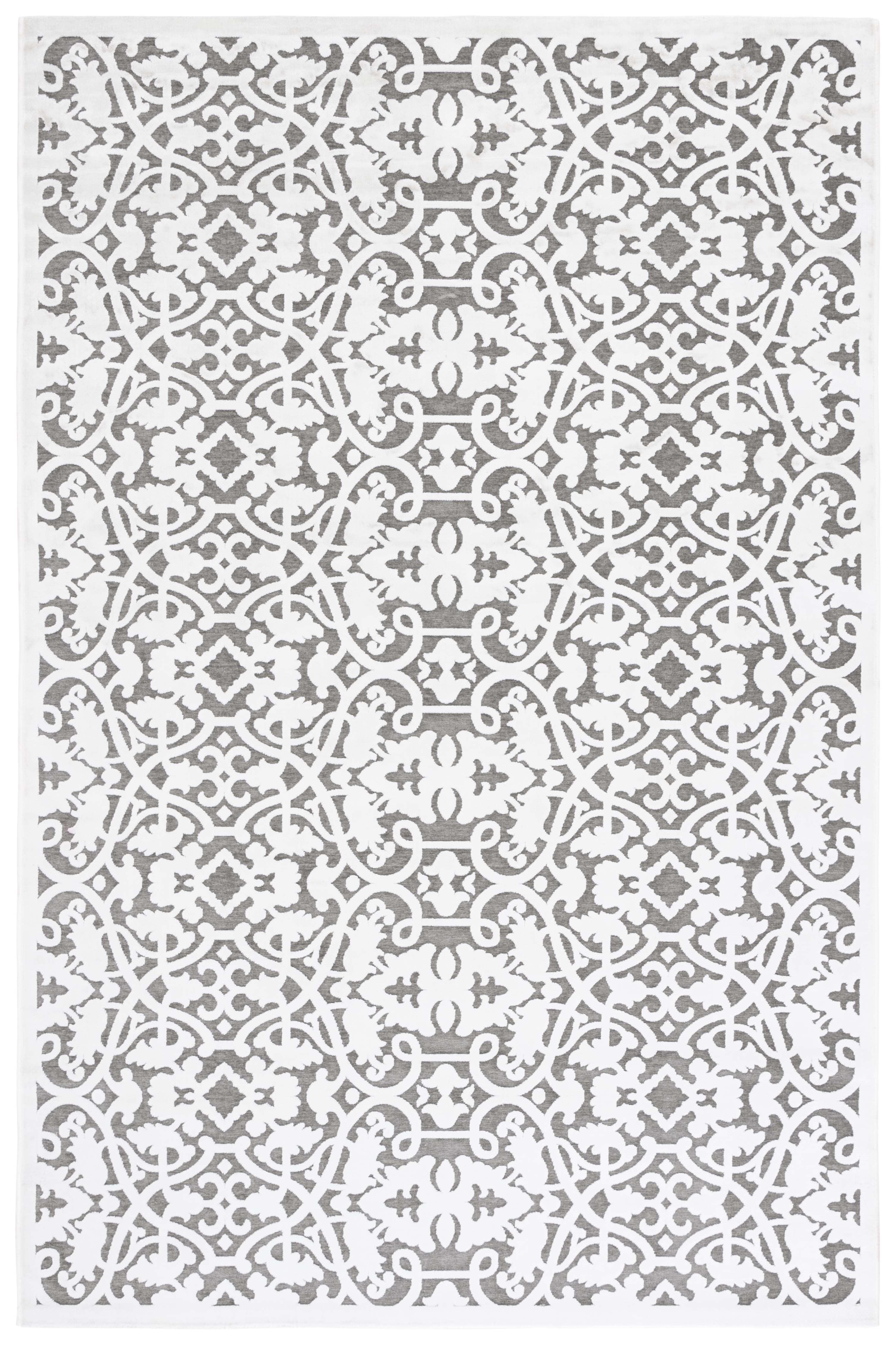 Paradise PARB636 Machine Made Indoor Area Rug - Ivory/Dark Grey - 5'x7'5" - Safavieh