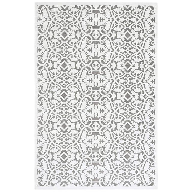 Paradise PARB636 Machine Made Indoor Area Rug - Ivory/Dark Grey - 5'x7'5" - Safavieh