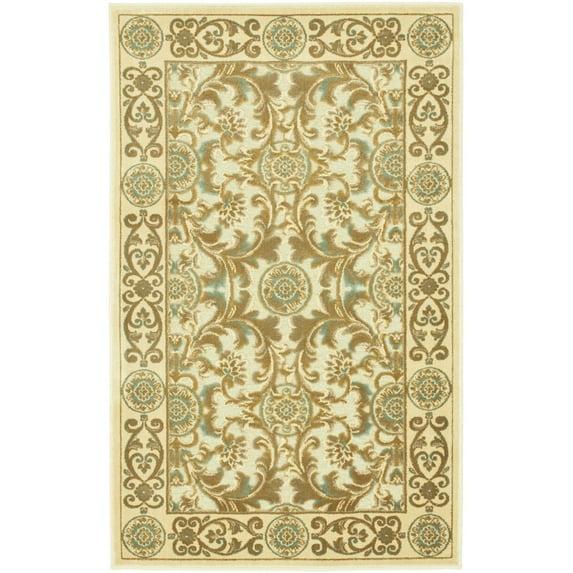 SAFAVIEH Paradise Stanice Traditional Area Rug, Ivory, 2'7" x 4'