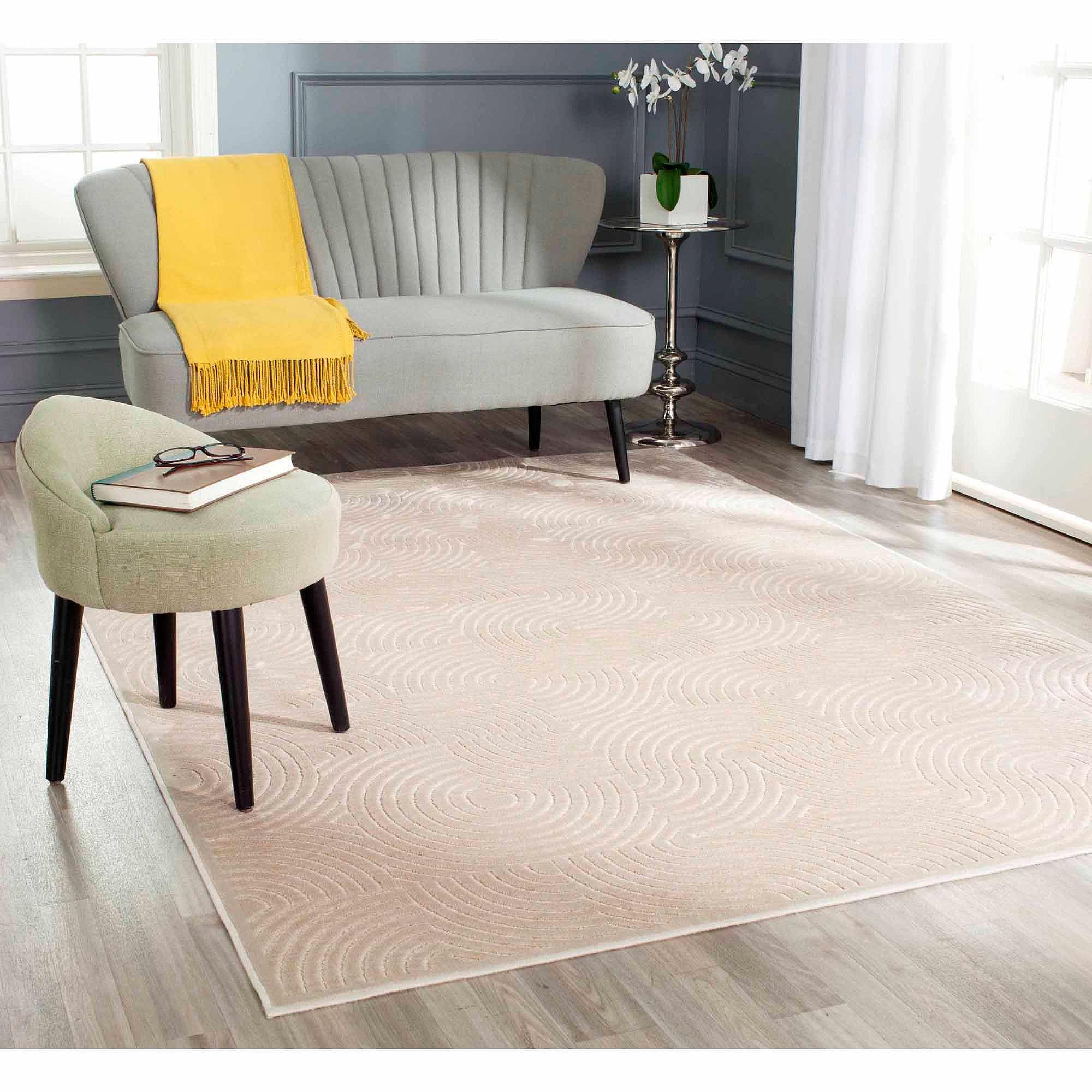 SAFAVIEH Paradise Trecia Geometric Swirls Area Rug, Stone, 4' x 5'7"