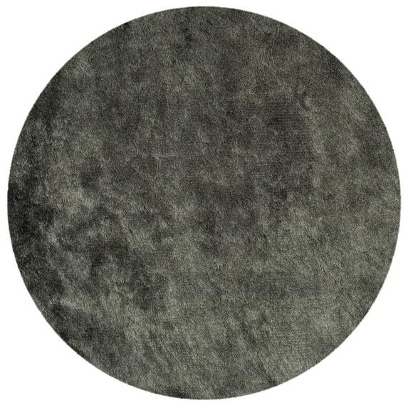 Paris Shag SG511 Hand Tufted Indoor Accent Rug - Titanium - 4' Round - Safavieh