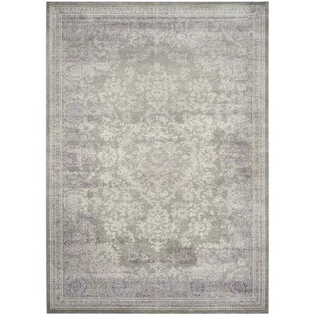 Passion PAS402 Power Loomed Area Rug - Grey/Lavender - 8'x11' - Safavieh.
