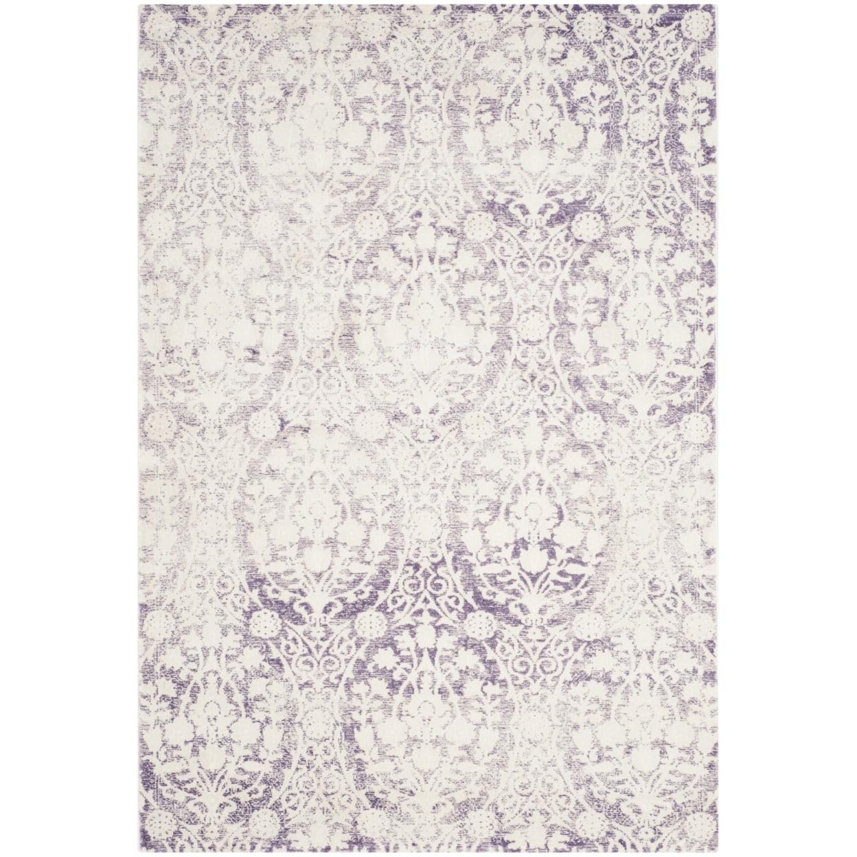 Passion PAS403 Power Loomed Indoor Accent Rug - 4'x5'7" - Lavander/Ivory - Safavieh