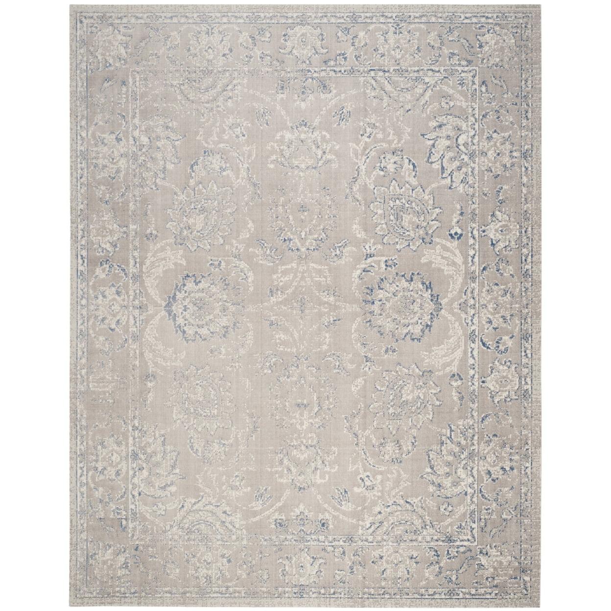 Patina PTN316 Machine Made Indoor Area Rug - Taupe/Blue - 5'1"x7'6" - Safavieh