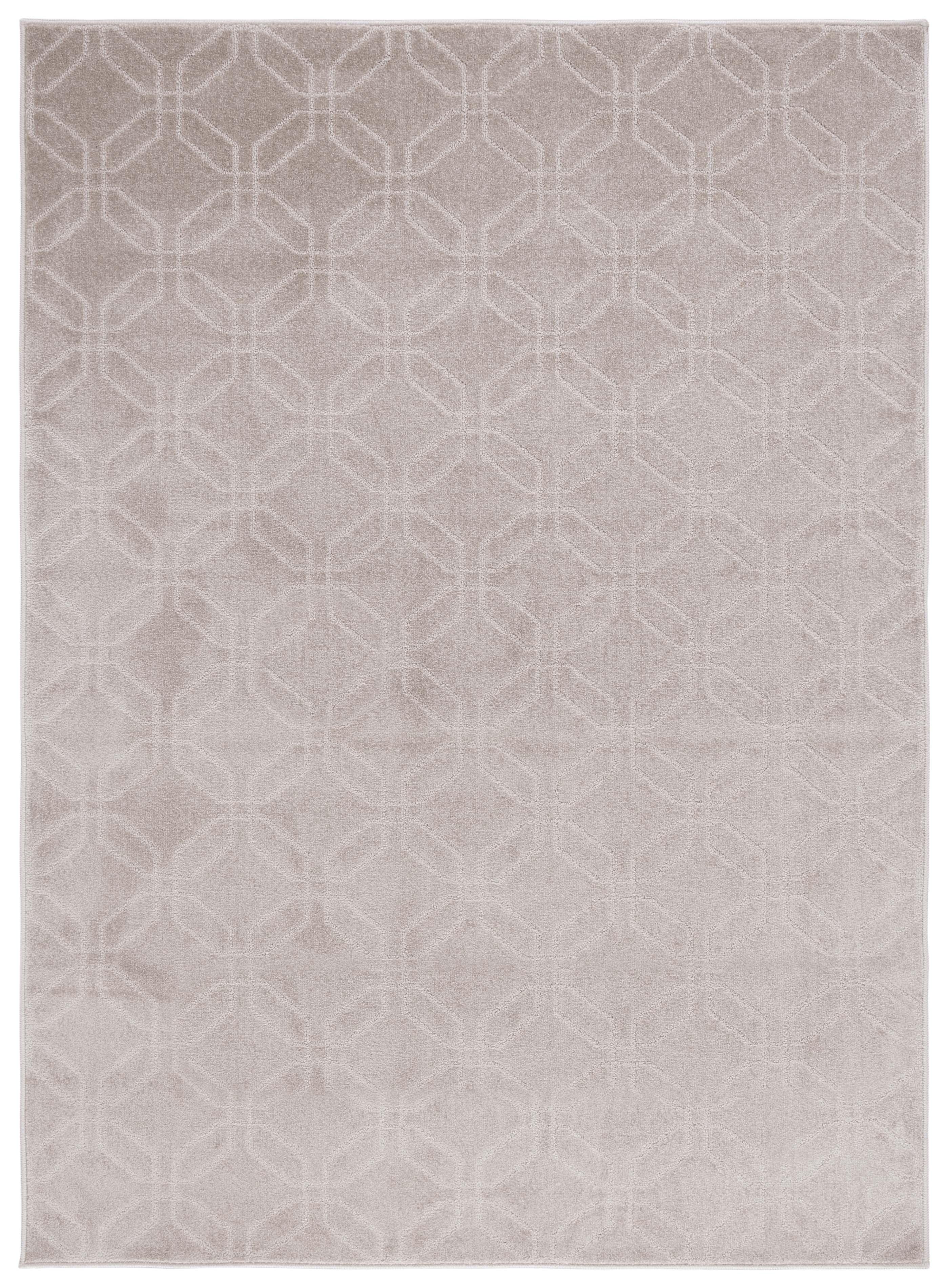 Pattern and Solid PNS406 Power Loomed Area Rug - Beige - 5'3"x7'6" - Safavieh.
