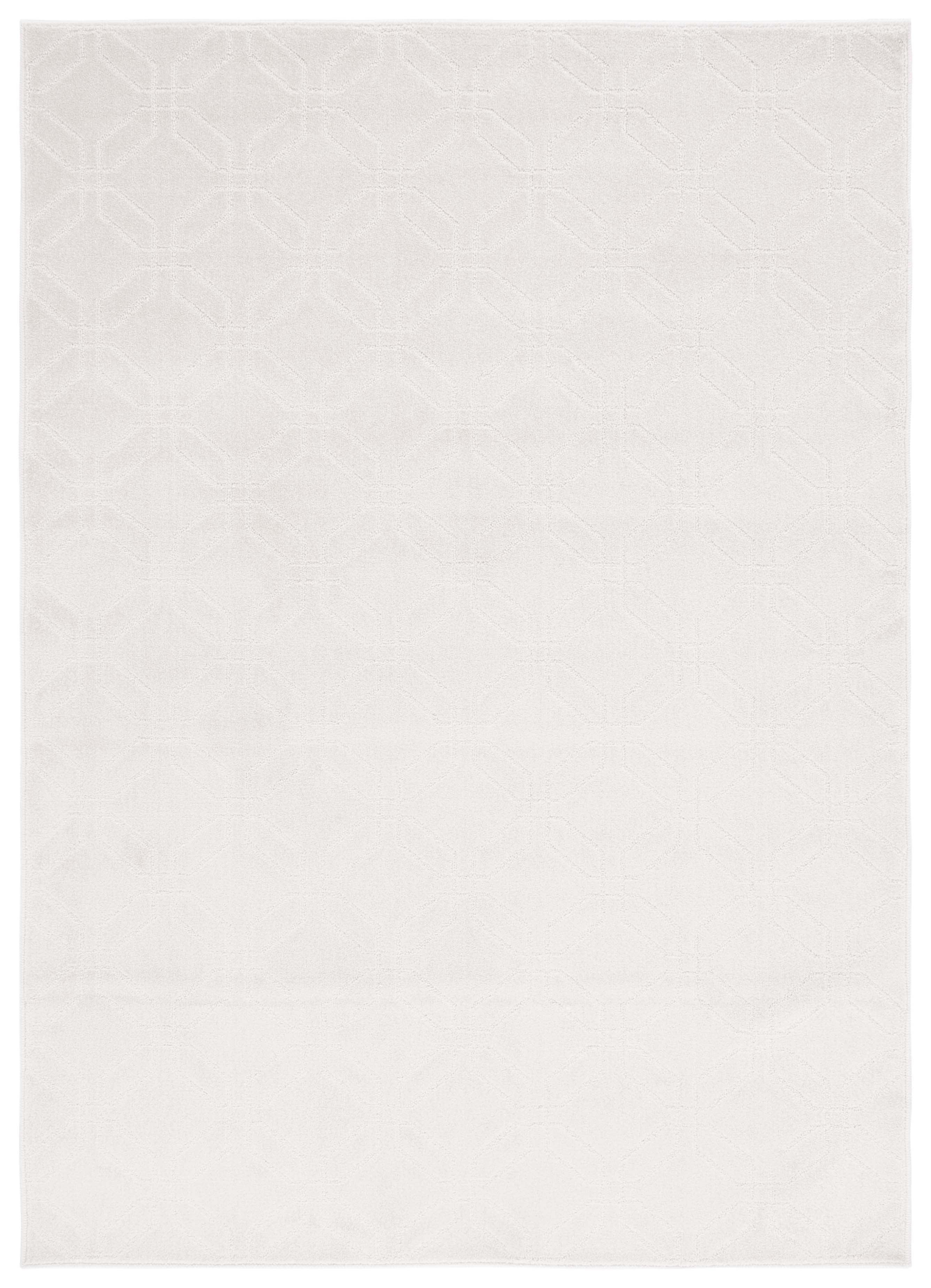 Pattern and Solid PNS406 Power Loomed Area Rug - Ivory - 5'3"x7'6" - Safavieh.